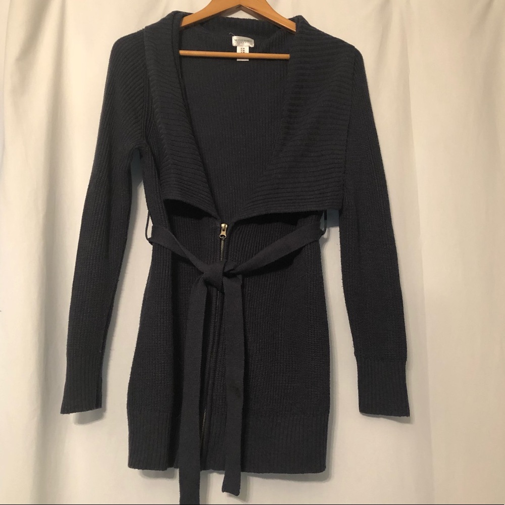 Motherhood Maternity || zip up cardigan sweater
